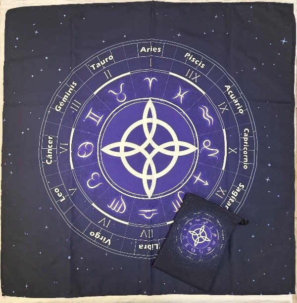 Producto - Paño de Tarot con Nudo de Bruja