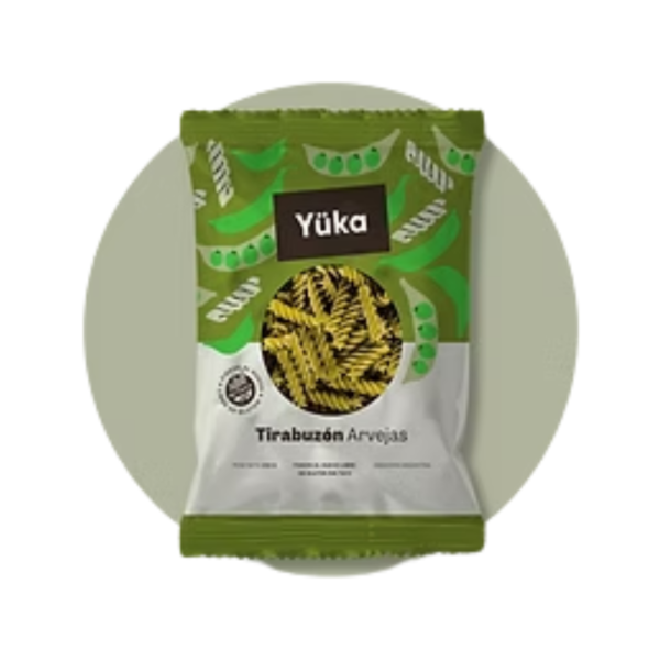 Producto - YÜKA FIDEO DE ARVEJAS TIRABUZÓN X 250 GR