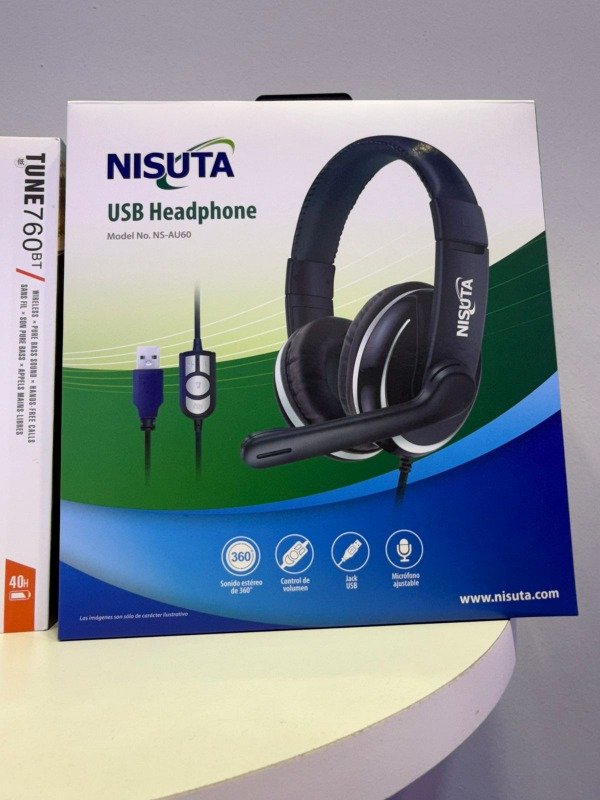 Producto - Auricular USB tipo vincha con microfono