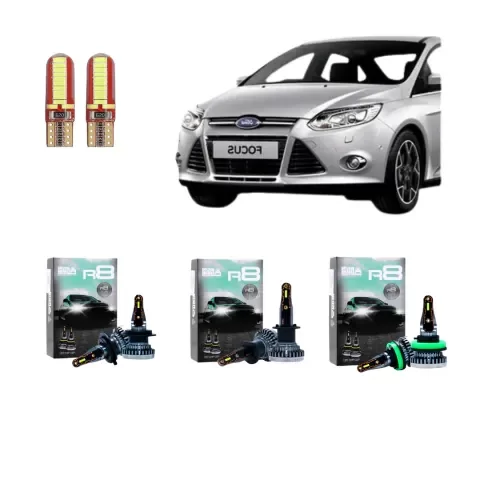 Producto - Kit Cree Led R8 Luz Baja Alta Y Antiniebla Ford Focus 2010-2025