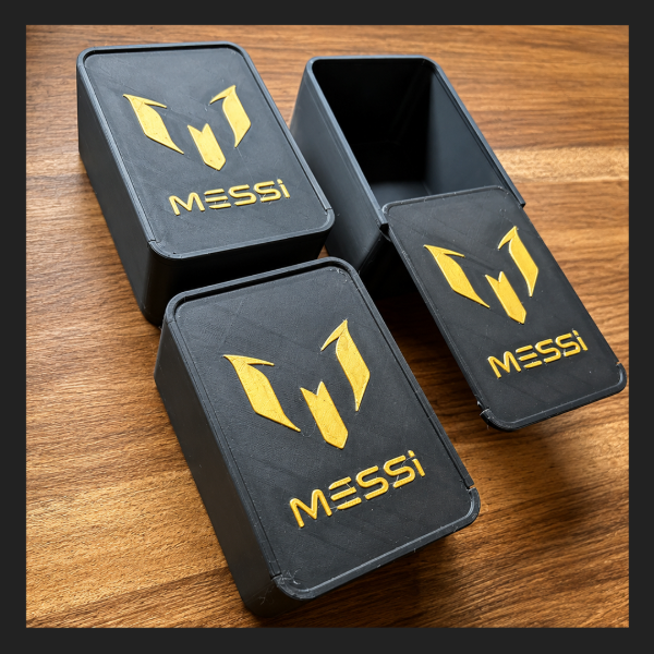 Producto - Caja para figuritas tapa corrediza Negra
