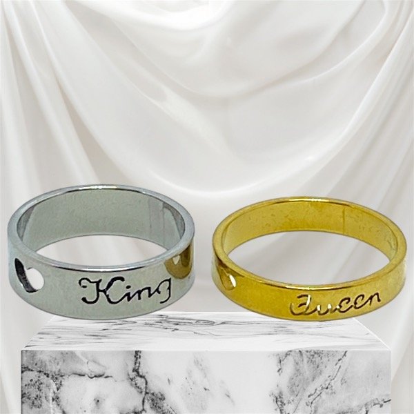 Producto - Anillos para compartir dorado