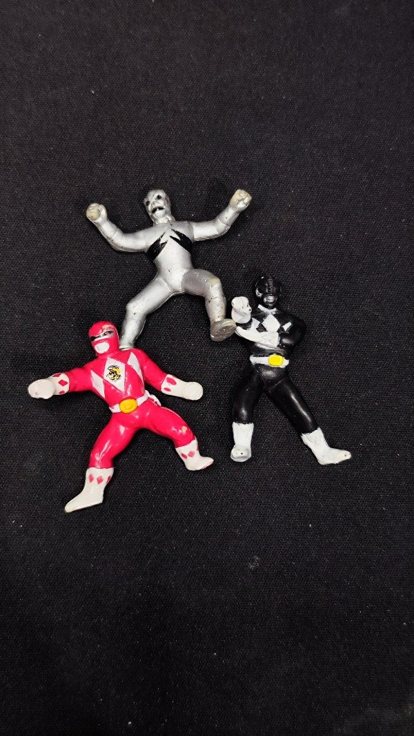 Producto - Mini Figuras x3 - Tombola 4 cm España 1995 - Lote N1 - 0