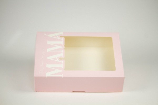Producto - Caja MAMÁ con visor 27 x 21 x 7 cm