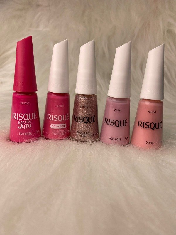 Producto - Esmaltes Risque tonalidades rosa