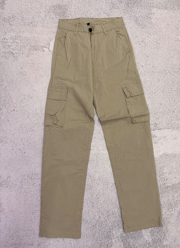 Producto - Cargo de gabardina Mom Beige