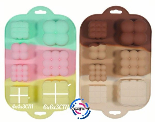 Producto - MOLDE 7 CUBOS MULTICOLOR