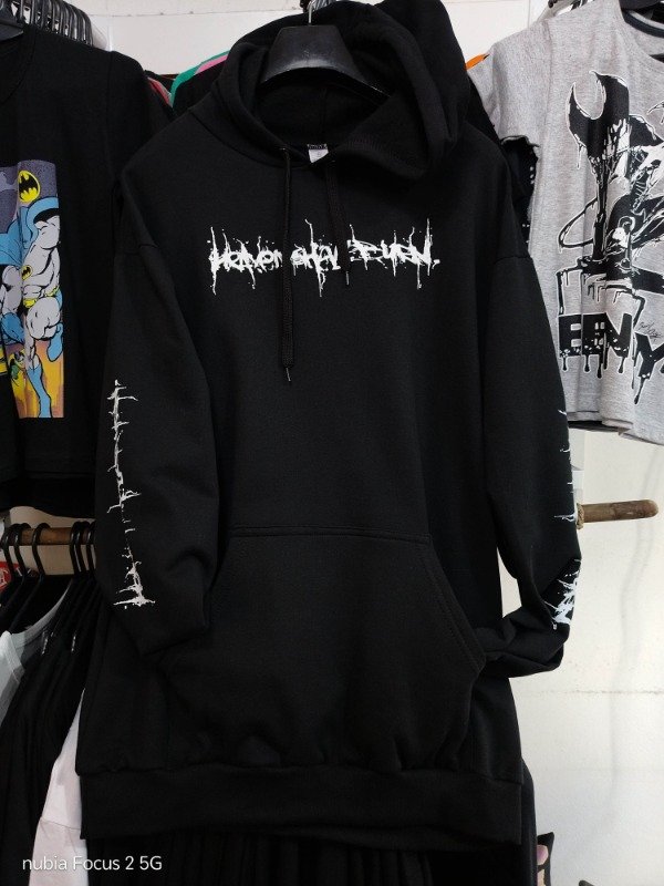 Producto - CANGURO HEAVEN SHALL BURN CON MANGAS ESTAMPADAS TALLE XXL FRIZA COMUN - 0