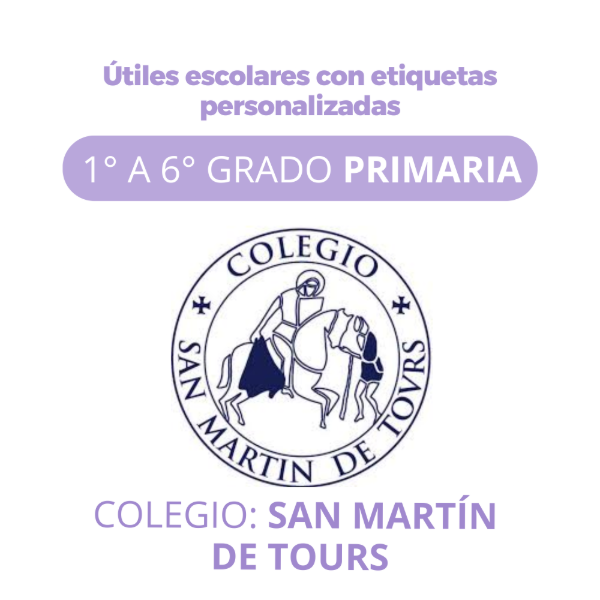 Producto - Caja Escolar - San Martin de Tours - 1ero a 6to Grado PRIMARIA