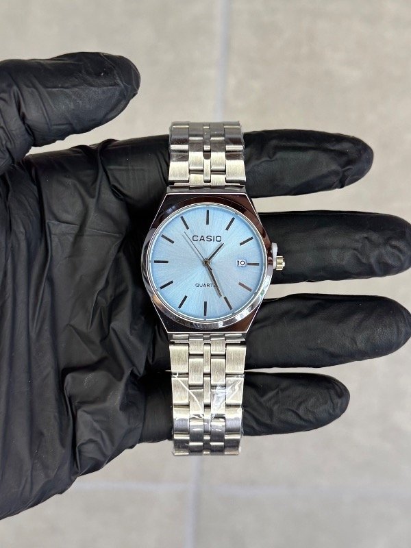 Producto - CASIO 8 PLATA CELESTE (premium)
