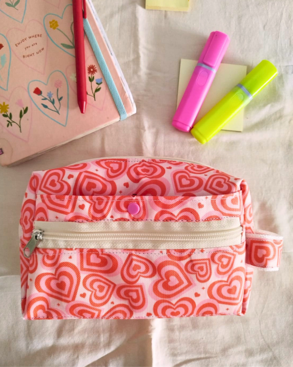 Producto - Cartuchera Florence - Corazones