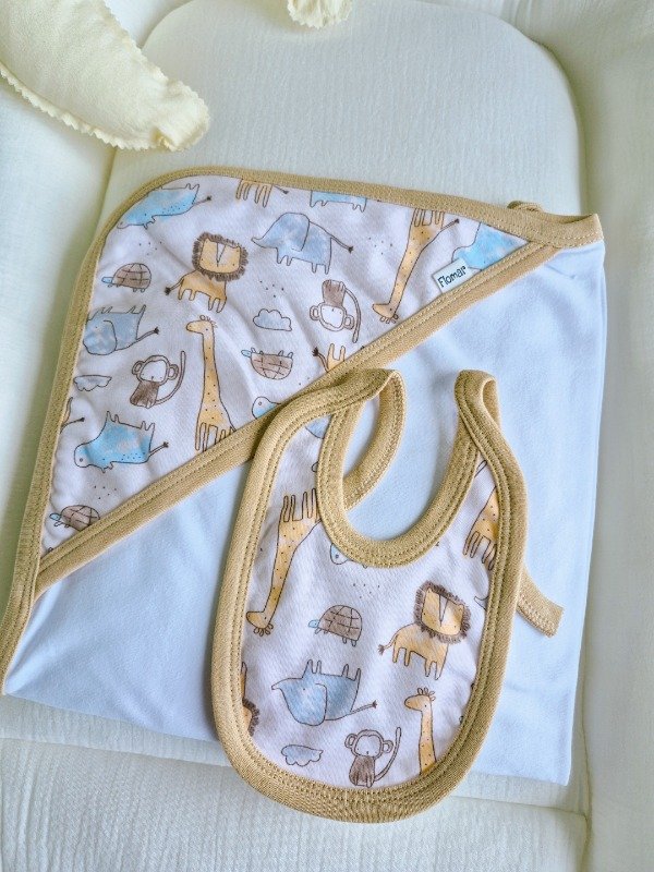 Producto - Mantilla de algodon Leon beige