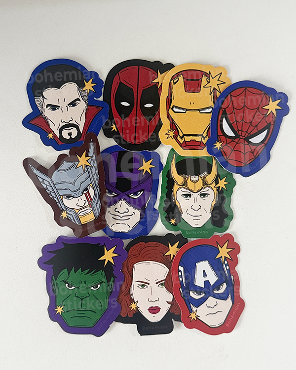 Producto - Set MARVEL x10 stickers - Set de stickers de Marvel / Avengers
