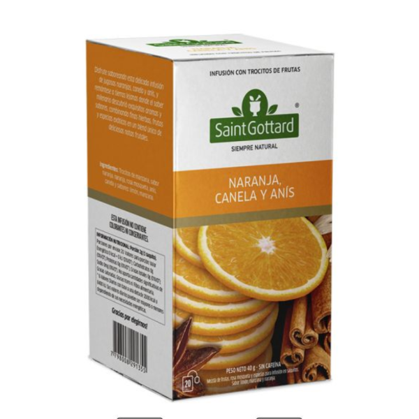 Producto - Té Naranja, Canela y Anís X 20 Saquitos