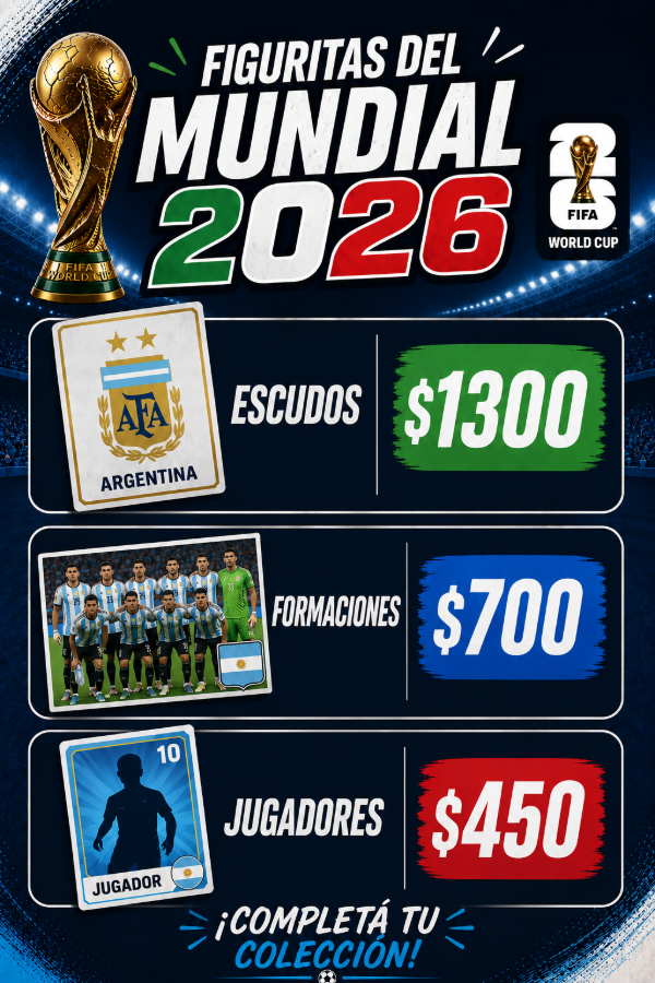 Producto - Grupo J - ARG/ALG/AUT/JOR - Mundial 2026