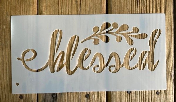 Producto - Stencil semicircular palabras 30x15