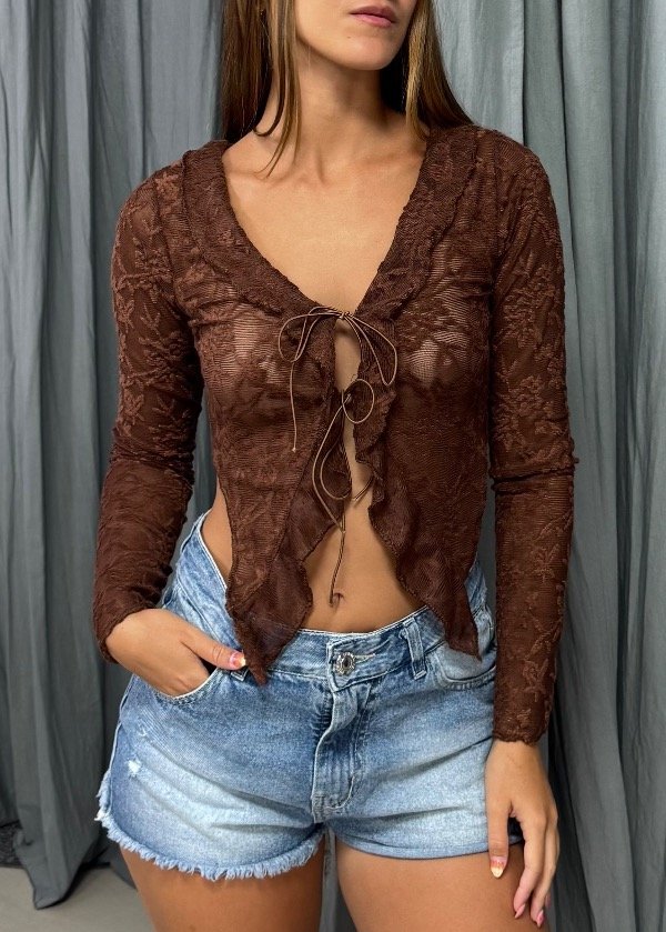 Producto - Top Encaje Cordón