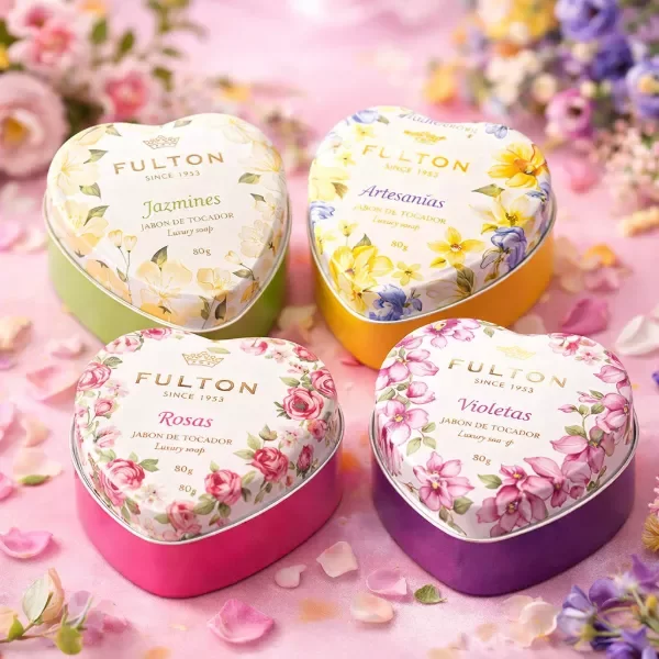 Producto - Fulton - Jaboncitos con lata corazon - 0