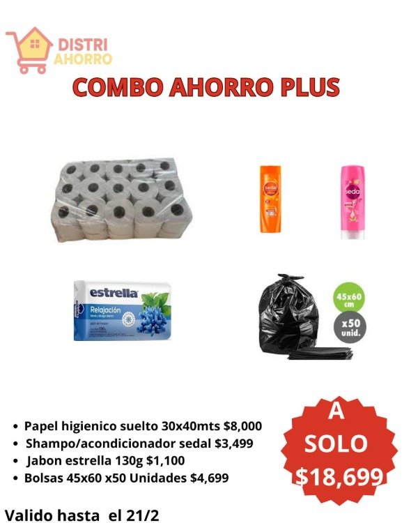 Producto - COMBO AHORRO PLUSS