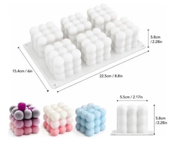 Producto - MOLDE SILICONA X6 BUBBLE - 2