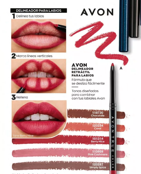 Producto - Avon glimmerstick delineador de labios