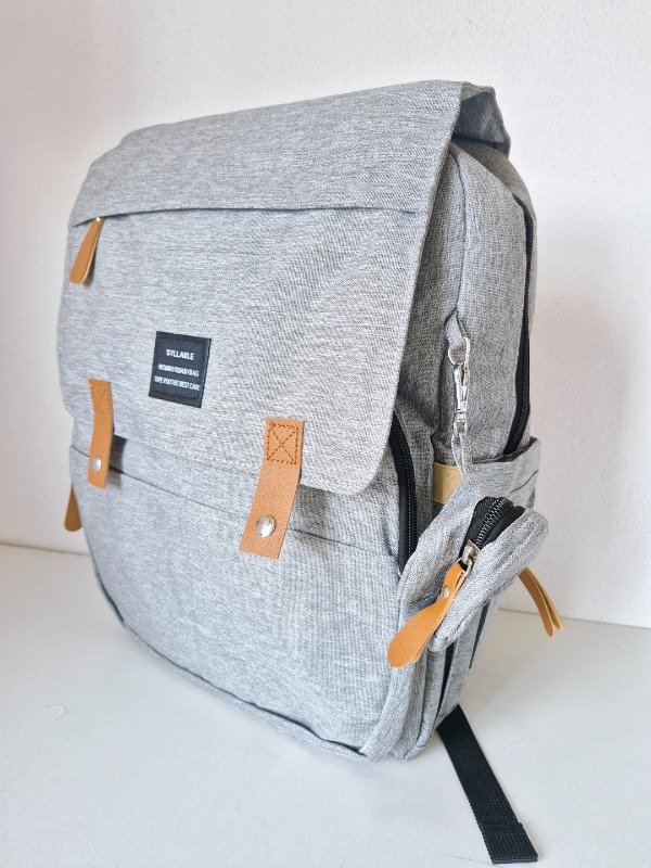 Producto - Mochila maternal MALETA gris