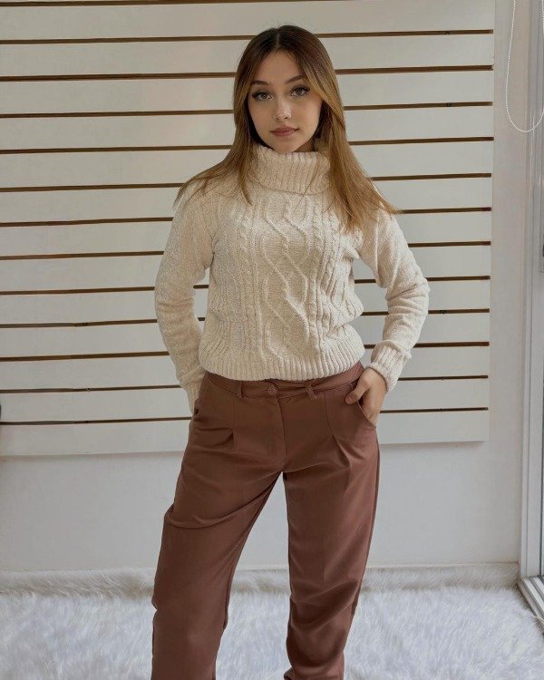 Producto - SUETER CARDIGAN POLERA