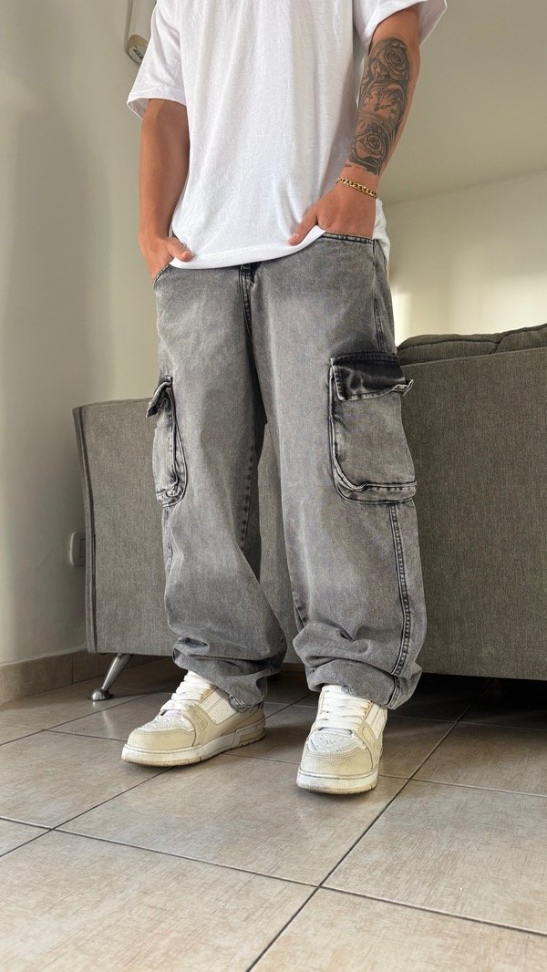 Producto - Baggy Cargo Grey