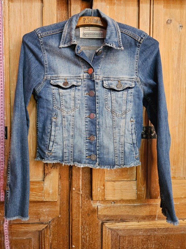 Producto - Campera de Jean De La Ostia Celeste t.0