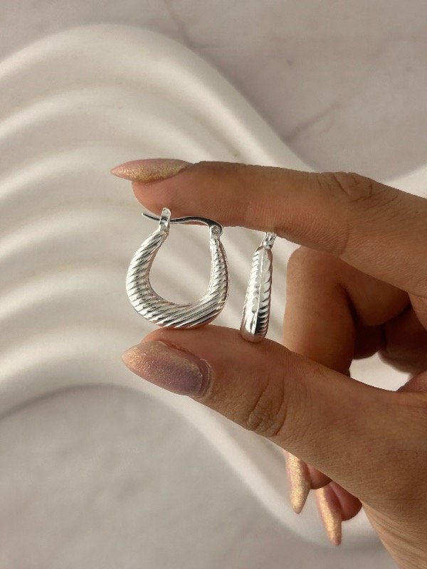 Producto - ARGOLLAS DE PLATA INFLADAS 0628