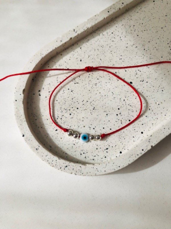 Producto - Pulsera ojo turco blanco