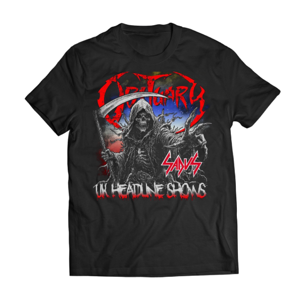Producto - Remera Obituary Sadus Uk Headline Shows Death Metal