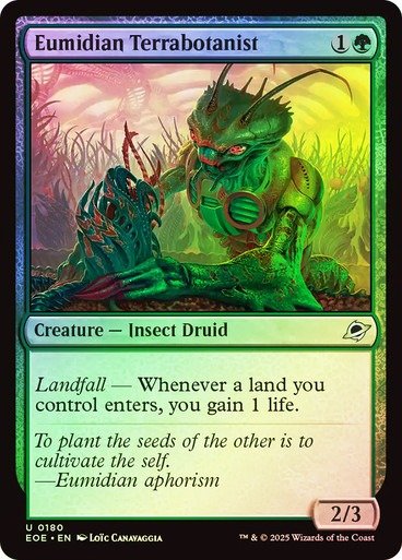 Producto - Eumidian Terrabotanist #180 Foil  Edge of Eternities