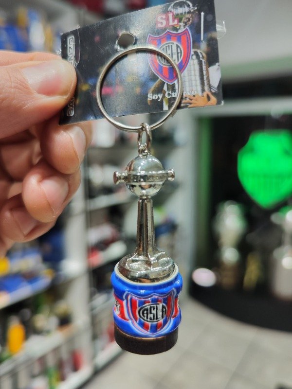 Producto - Llavero San Lorenzo Copa Libertadores Metal