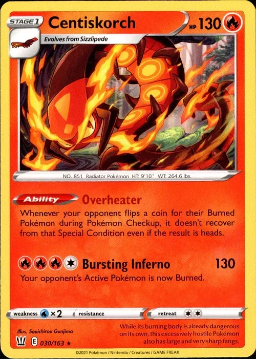 Producto - Centiskorch - 030/163 - Battle Styles