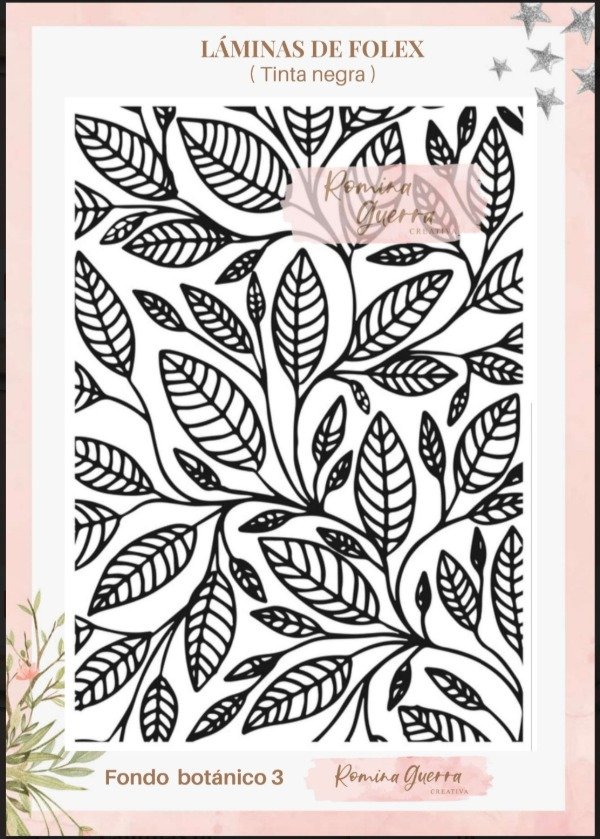 Producto - Láminas Folex - Fondo Botanica 3