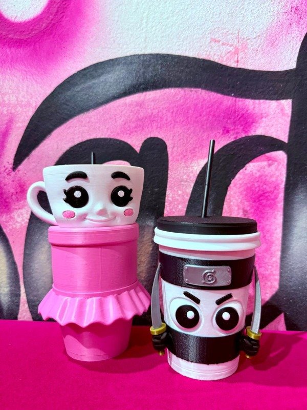 Producto - Tazas bollería capuchinas y capuchino asesino