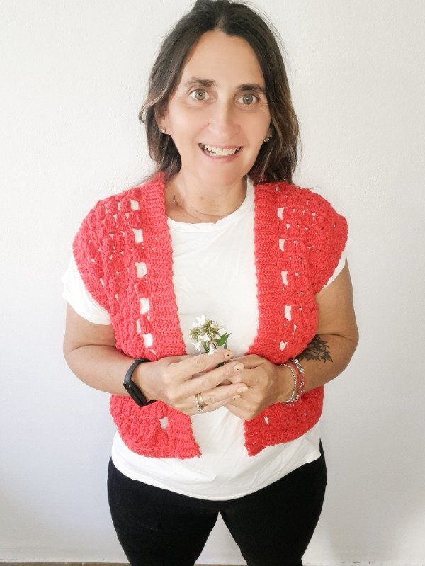 Producto - Patrón LowCost Chaleco ANEMONA (SIN VIDEOS)