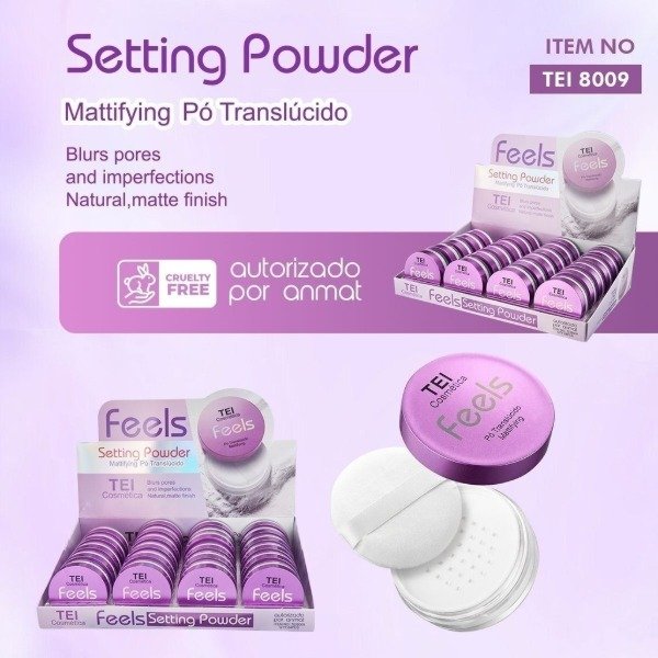 Producto - TEI POLVO TRASLÚCIDO TAPA VIOLETA