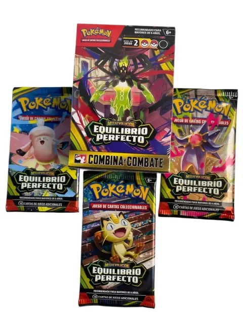 Producto - Box Combina y Combate POKÉMON TCG - MegaEvolución Equilibrio Perfecto - 2