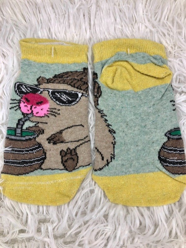 Producto - CAPIBARA VERDE AMARILLO Soq Simple Infantil