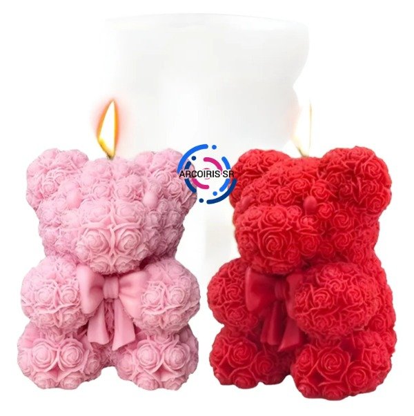 Producto - Molde OSO rosas Moño