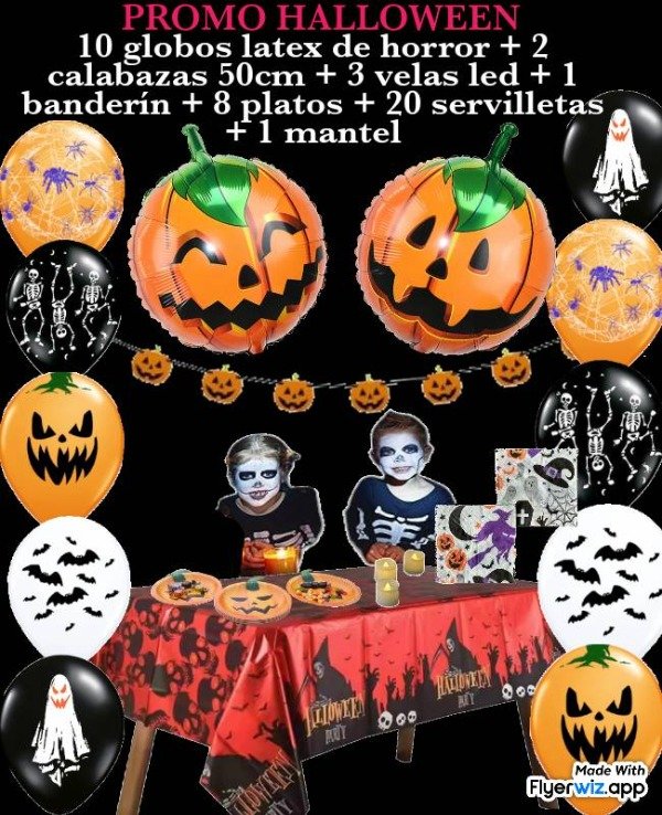 Producto - PROMO halloween esqueletos fantasma o calabaza