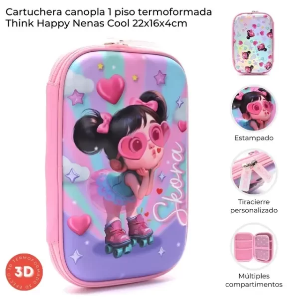 Producto - CARTUCHERA SKORA 1 PISO IMAGEN EN RELIEVE