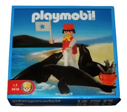 Producto - Playmobil 3518 Set De Focas Con Adiestrador