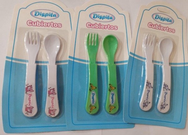 Producto - Cuchara y Tenedor Plastico