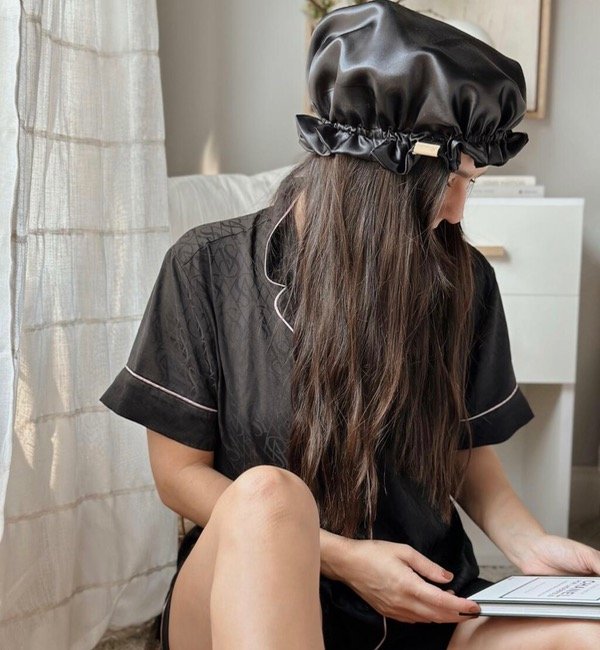 Producto - gorro/cofia de satén anti-frizz