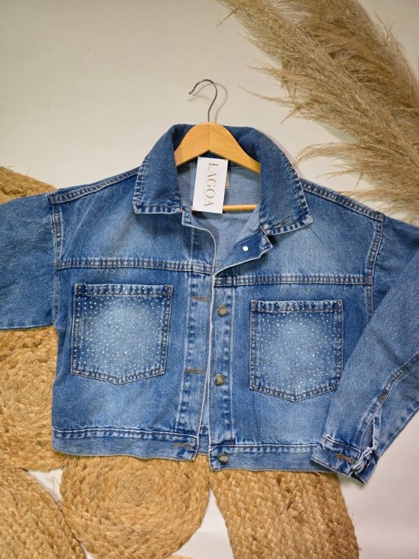 Producto - Camp6 campera brillos bolsillos