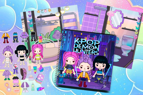 Producto - NUEVO KIT LIBRITO PARA ARMAR DE DEMON HUNTERS