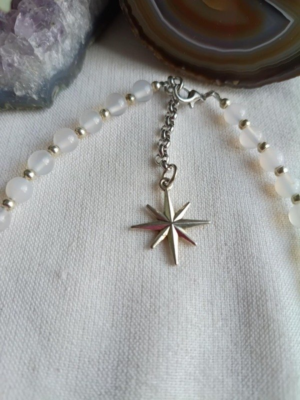 Producto - Gargantilla en Ágata blanca - 2